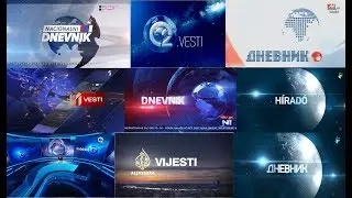 Serbian News Intro Compilation 2018/ Srbijanske Špice za Dnevnik KOMPILCIJA 2018