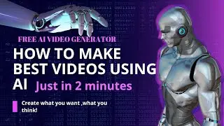The best AI video generator | Text to video | Best free website | Runway
