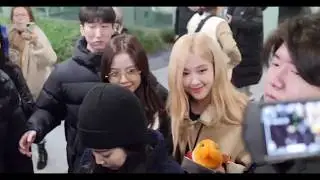 BLACKPINK JISOO, JENNIE, ROSE At Incheon Airport Entering Korea  200115