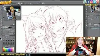 Live drawing and Q&A