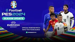 eFootball PES 2024 SEASON UPDATE / EURO 2024 / NewGameplay / Ps4Hen Jailbreak / Germany vs Hungary