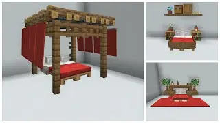 Minecraft: 3 идеи и дизайна для спальной комнаты!
