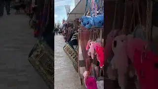 Huddersfield Town UK - Street Market stalls on High street;March 2024