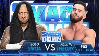 Solo Sikoa VS Austin Theory-Tournament Quarterfinals for the WWE Championship
