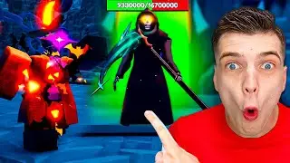 Команда Хэллоуин vs Босса в бесконечном РЕЖИМЕ (toilet tower defense) ROBLOX