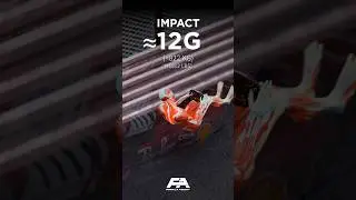 Impact of an F1 Crash 🤯😳