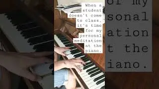 Short meditation at the piano.