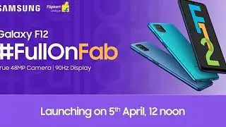 Samsung Galaxy F12 Live Launch Event