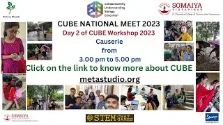 Offline Causerie on day 2 of CUBE WORKSHOP 2023, CUBE LAB KJSS VidyaVihar Mumbai