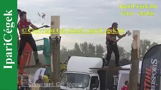 Magyar sportfavágó bemutató, 4K, STIHL TIMBERSPORTS, Építőgép Kiállítás, svt4K170915-7-064-220817