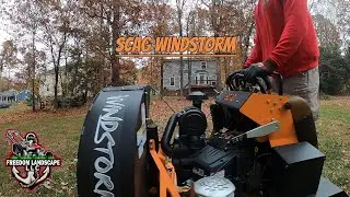 First Scag Windstorm Cleanup #scag #leafremoval