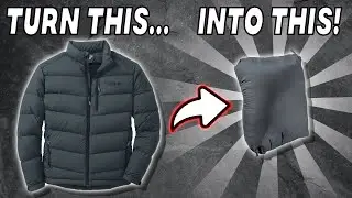 Packing your Kuiu Super Down Pro Jacket into a TINY Square!