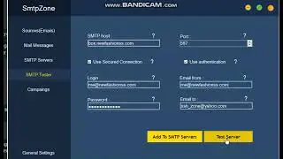 Created Unlimited smtp