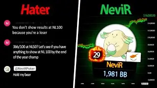 I PLAYED 100 000 HANDS AT NL100 TO HUMBLE THE HATERS