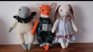 Nini Bebek Kıyafet Kalıpları ve Dikimi | Animal Doll Clothes Sewing Tutorial