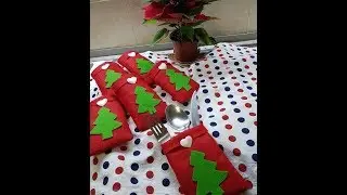 SEGNAPOSTI NATALIZI IN PANNOLENCI fai da te
