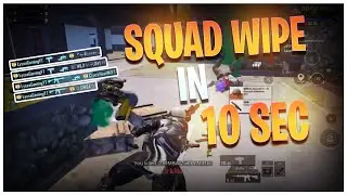 🔴 SQUAD WIPE IN 10 SECONDS | FASTEST SOLO WIPE POSSIBLE? | PUBG MOBILE