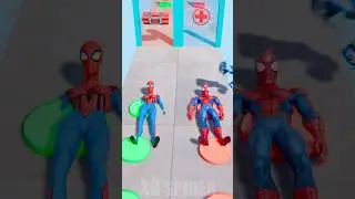 Romantic Punch Run With Spiderman vs Spider Girl 