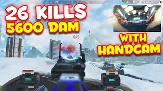 26 Kill Game with Hand cam to prove i dont have a strike pack in Apex Legends