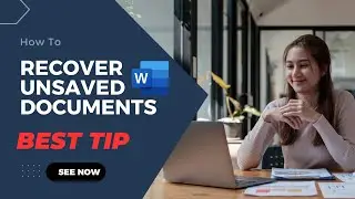 how to recover unsaved document on MS Word after shutdown || ms word tip and tricks