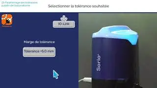 13- Paramétrage des tolérances du boîtier de contrôle SORIO à partir de l'automatisme