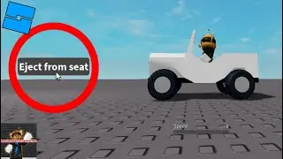 How to Eject Players From Seat With Button in Roblox Studio