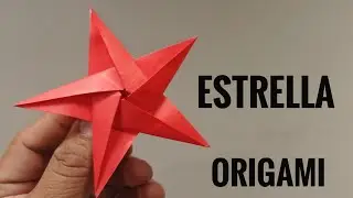 COMO hacer una ESTRELLA de 5 puntas tutorial paso a paso / how to fold a paper star ⭐⭐⭐