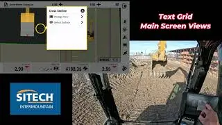 Earthworks Text Grid Main Screen Views