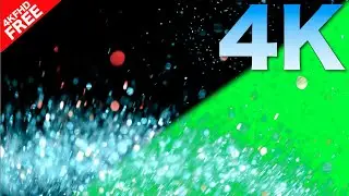 Green Screen Video Blue particles ZzLAB