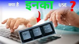 Use of Prtsc, Scroll lock & Pause break keys on keyboard | Part 4