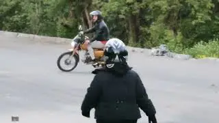 Джимхана на мопедах Alpha и Colt50