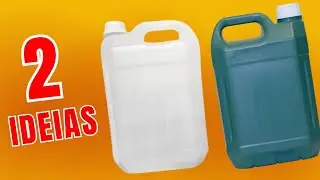 2 IDÉIAS 💡 COM GALÃO DE 5 LITROS [ ARTESANATO COM GALÃO DE 5 LITROS ]