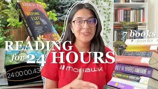 My first 24 HOUR READATHON 🕯️| I read 7 books in 24 HOURS! 📚