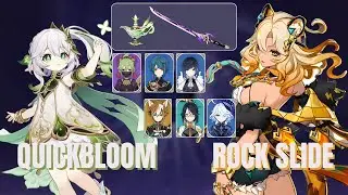 C0 Nahida QuickBloom - C0 Xilonen Rock Slide | 5.1 Spiral Abyss