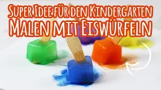 Malen mit Eiswürfeln | Sommer im Kindergarten - Talu.de
