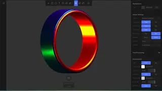 Amazing 3D Ring with Metallic Finish in just 3 Minutes | Spline