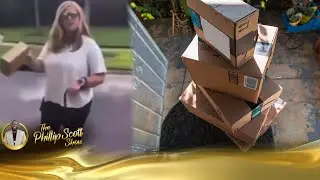 Karen Tries To Steal Brad's Package From His Amazon Wish List