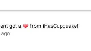 Ihascupquake noticed me? 0-0