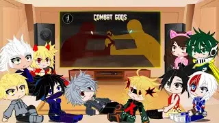 MHA+GAROU『COMBAT GODS』REACT TO GACHA