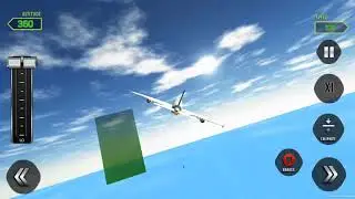 City Airplane Flight Tourist Transport Simulator