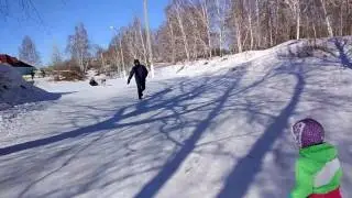 Весенняя прогулка с семьей и с любимым питомцем Евой