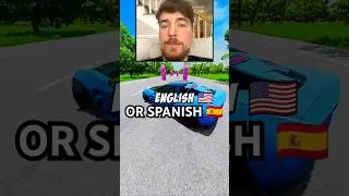 Mr Beast - English or Spanish Challenge 😂 #shorts