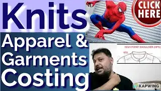 Knits Garments & Apparel Costing | How to do the costing of Knits & Jersey From Yarn to Made-ups
