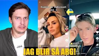 REAGERAR PÅ SVENSKA TIK TOK! 🇸🇪 | Folk är dumma i skallen!