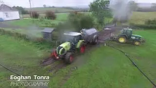 Mulchrone Agri - Beating the Ban!! Umbilical Slurry 2017 -HD 2K (drone footage)