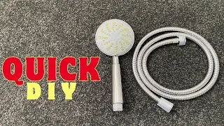 How to replace shower hose and shower head
