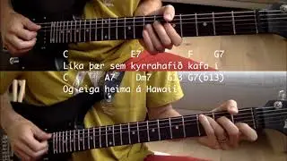 Undir Stórasteini - Laufey cover version for two guitars