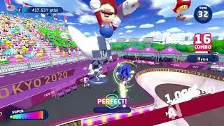 Mario & Sonic at the Olympic Games Tokyo 2020 - Skateboarding - Very Hard - Sonic (769.435)