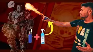DIY Iron man flame shooter! 🔥how to make your own at home.
