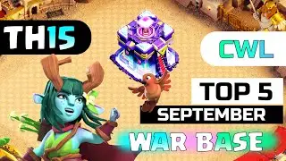 New! TH15 War Base Link - Top 5 Town Hall 15 Base anti 2 star & 3 star 2024